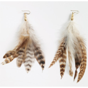back to school feather earings3