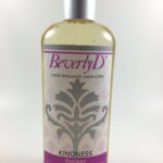BeverlyD Luxe Organic Hair Care Formulas Organic Kindness Shampoo contains Coconut Oil Extract,food & food/plant materials; a Vegan product that's Paraben/Sulfate Free that protects against heat exposure with proteins to allow hair to stay cleaner, longer; safe for color treated hair. www.beverlyd.com