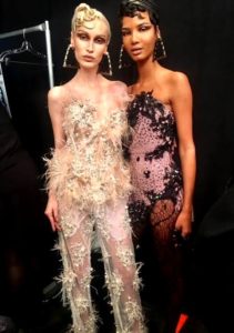 FW17 The Blonds Preciosa Crystal Backstage owed by fashionsdigest.com